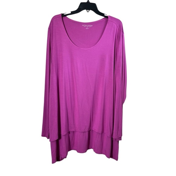 SOFT SURROUNDINGS Perfect Layers Top in Orchid 5AC72 - Picture 2 of 11